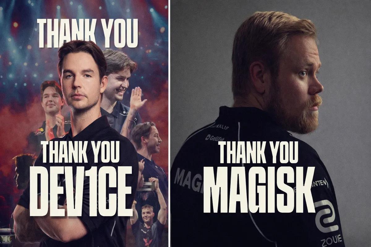 Astralis kan bytte til en internasjonal spillerstall etter at dev1ce og Magisk har avgått