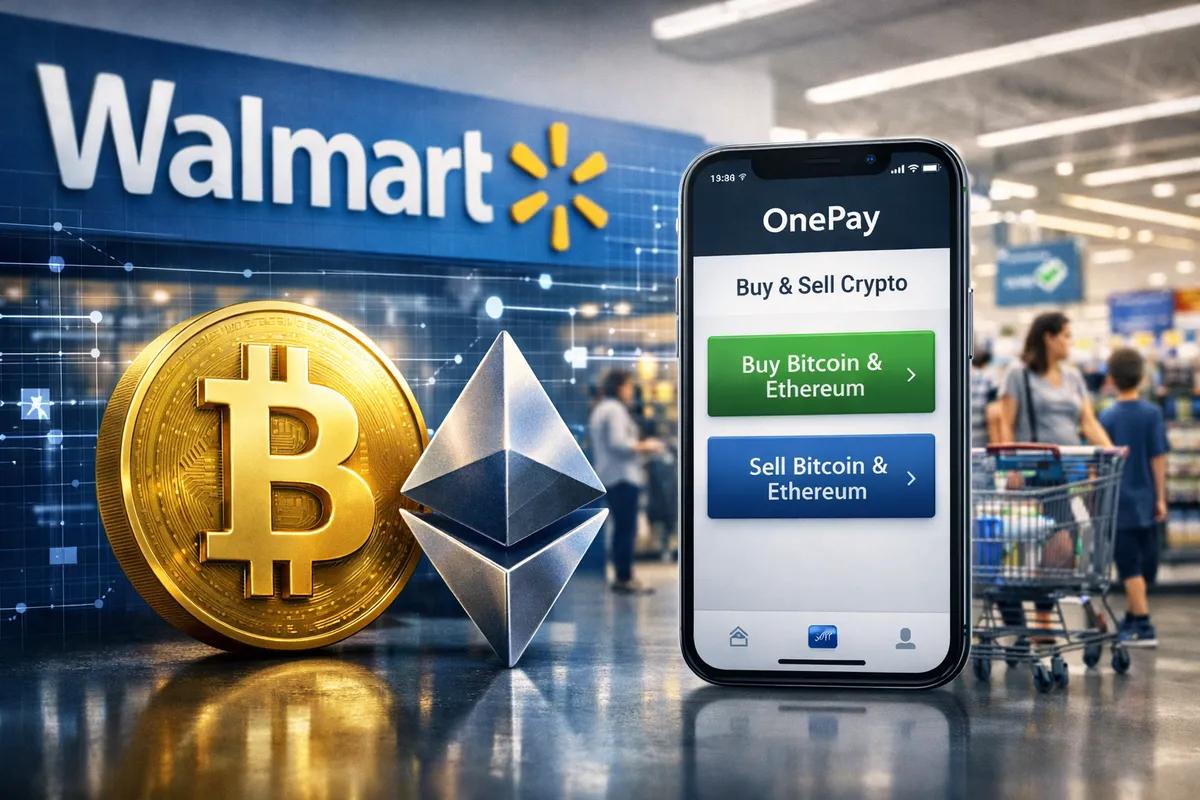 Walmart lanserer Bitcoin og Ethereum-handel gjennom OnePay-appen: Et skritt mot massekryptoadopsjon