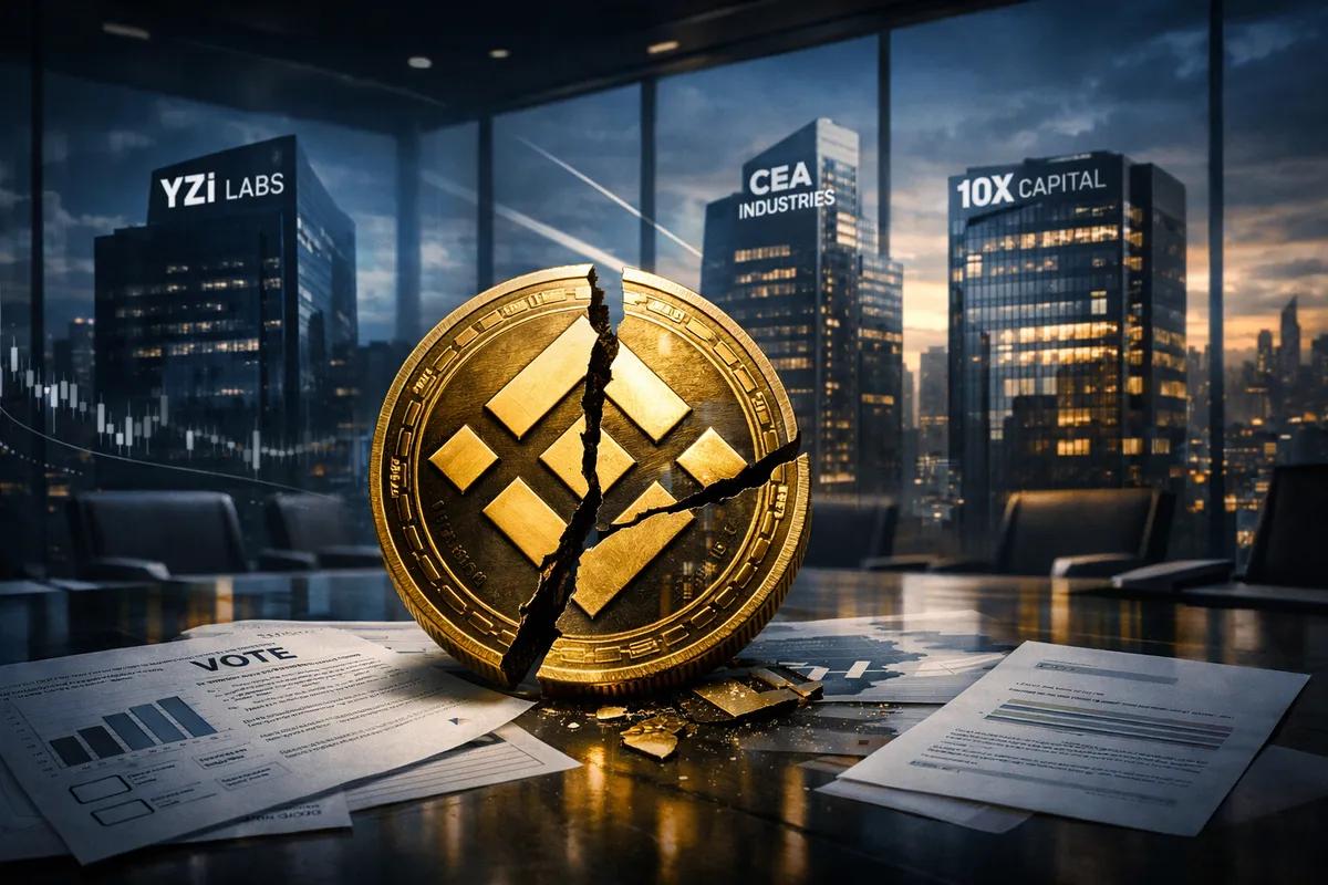 YZi Labs trapper opp kampen med CEA Industries og 10X Capital om BNB Treasury Pivot og bekymringer knyttet til selskapsstyring