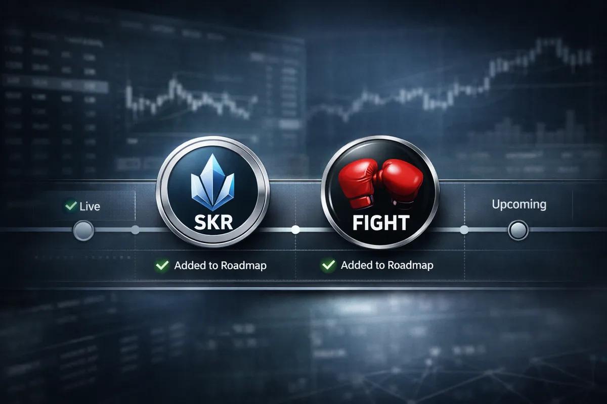 Coinbase legger til Solana-støttet søker (SKR) og UFC-Partnered FIGHT til oppføring av veikart midt i Crypto Bull Run