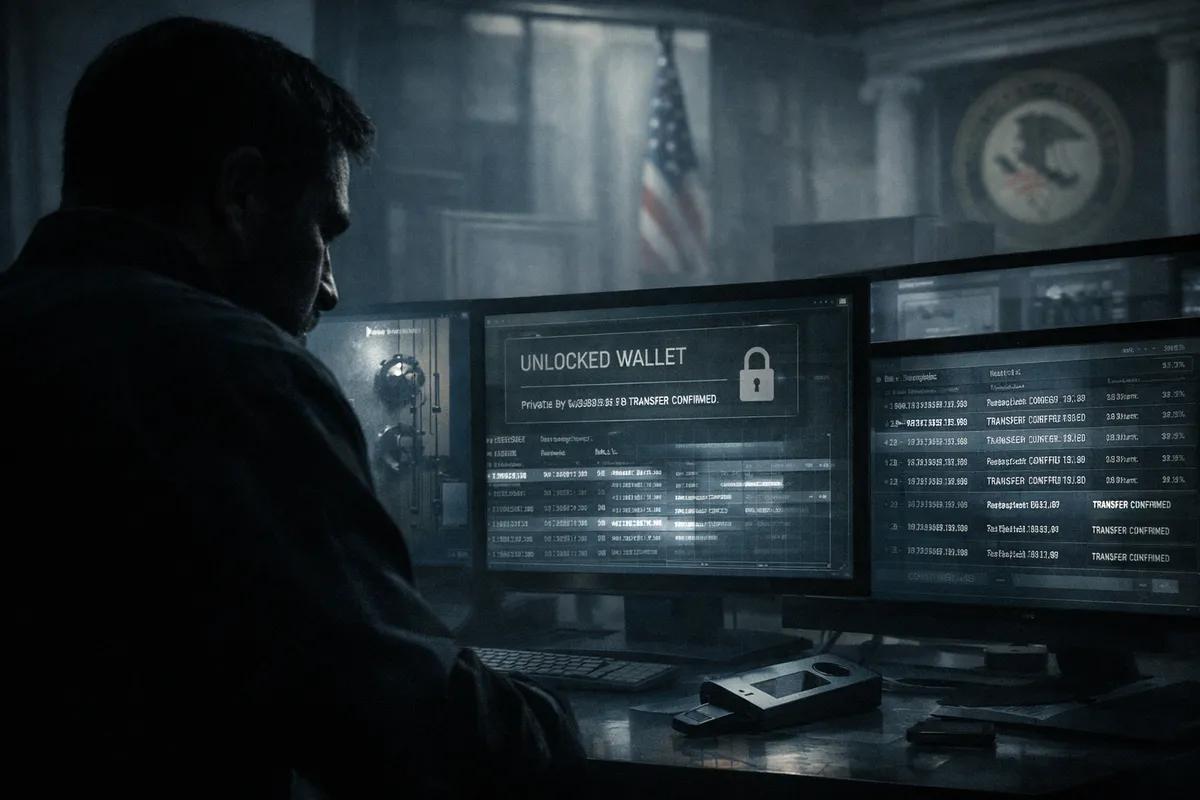 Hvordan sønnen til en USMS-entreprenør stjal kryptovaluta fra den amerikanske regjeringen i årevis