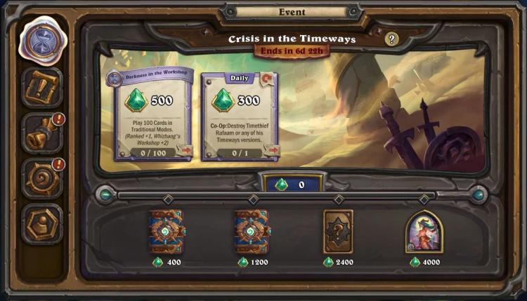 Hearthstone lanserer arrangementet "Crisis in the Timeways"