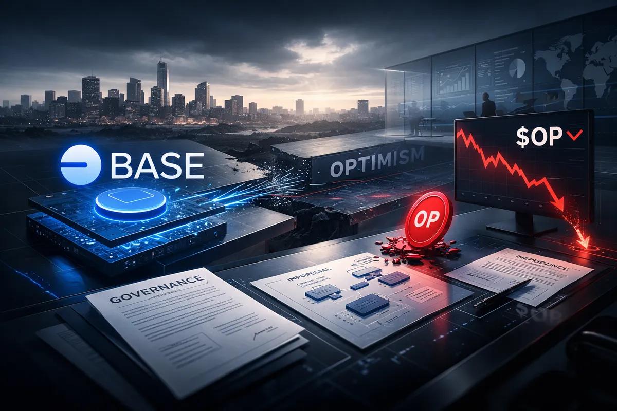 Base sender optimisme til bunnen: Overgang til uavhengig stabel og $OP-fall