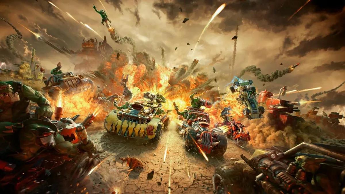 Warhammer 40,000: Speed Freeks kommer til PS5 - Orky Combat Racing treffer konsoller i 2026