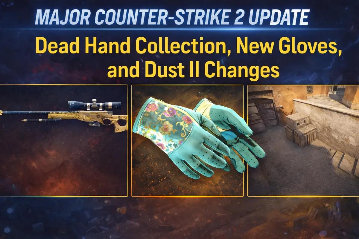 Stor Counter-Strike 2-oppdatering introduserer Dead Hand Collection, nye hansker og Dust II-endringer