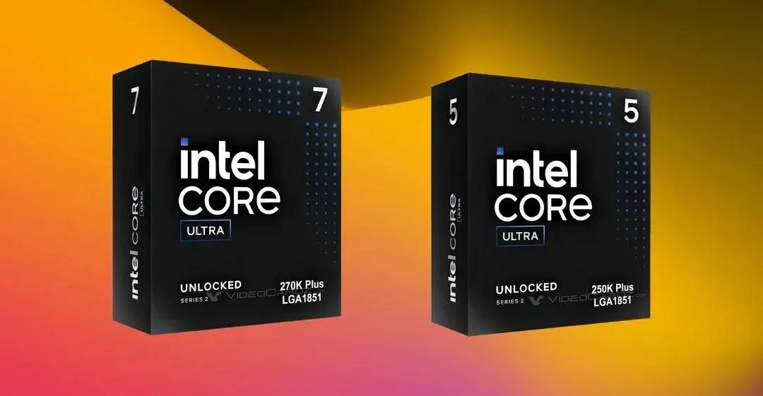 Intel lanserer Core Ultra 7 270K Plus og 5 250K Plus spillprosessorer