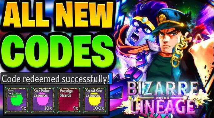 Bizarre Lineage Roblox-koder (mars 2026)