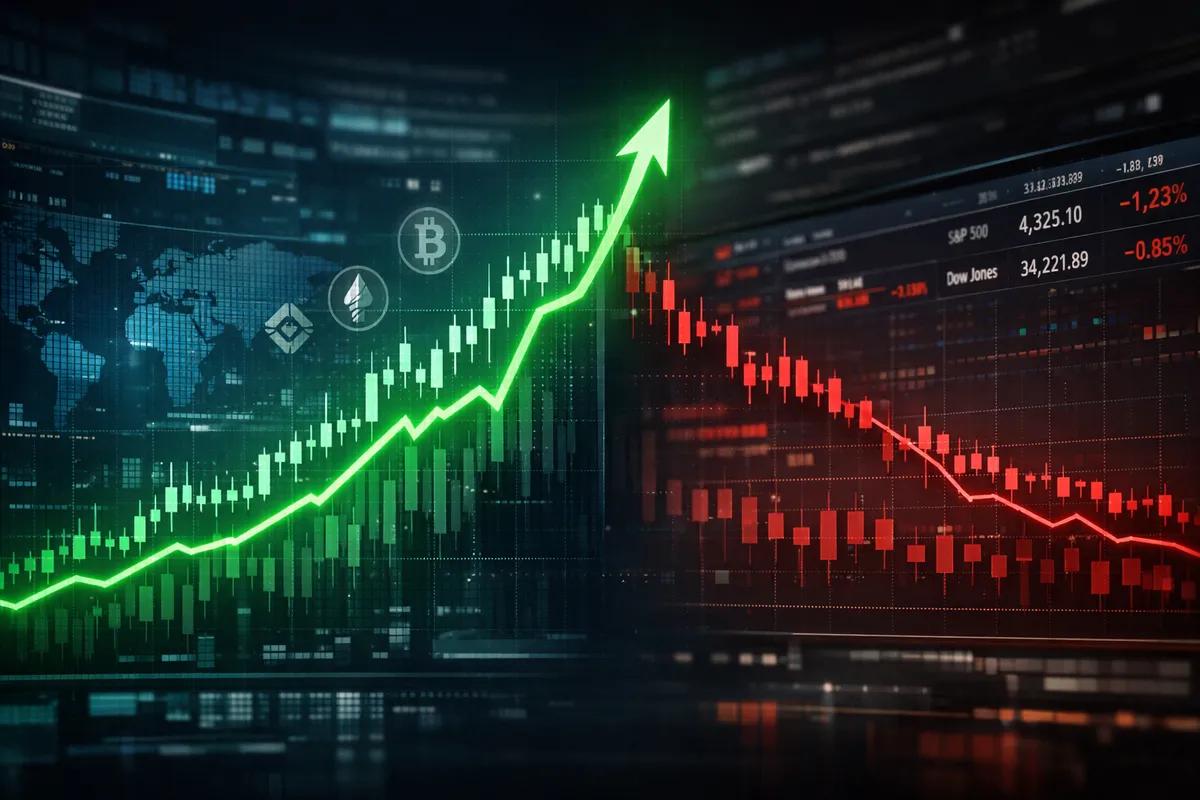 Krypto gjør det bedre enn det amerikanske aksjemarkedet