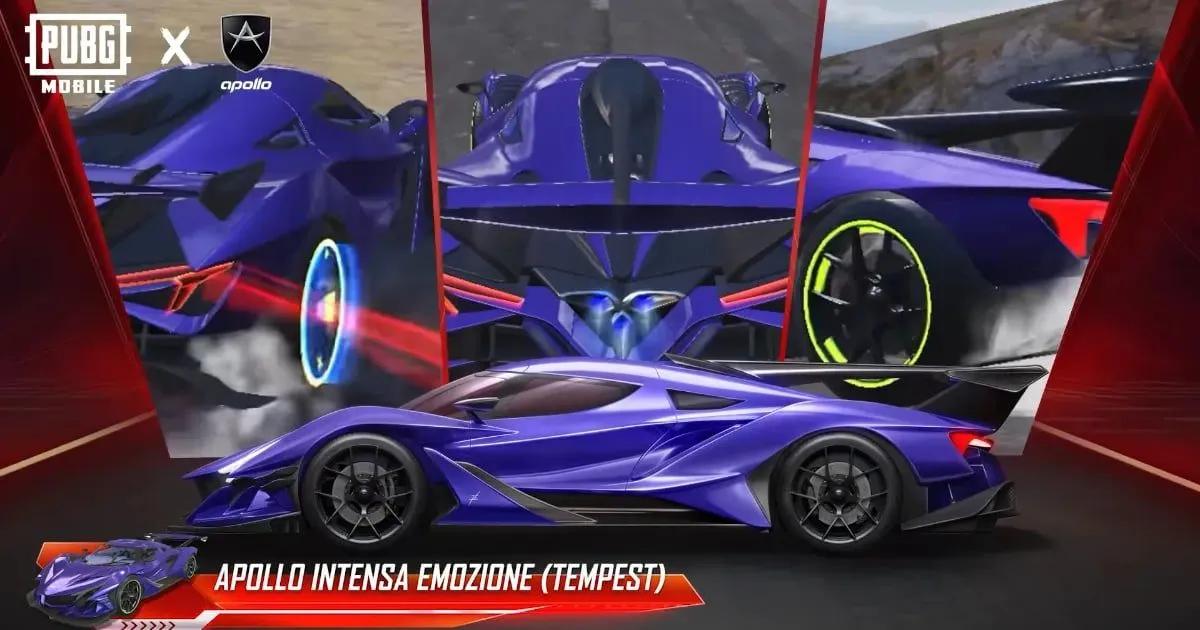 PUBG Mobile x Apollo Automobil bringer eksklusive hyperbiler til spillet i mars