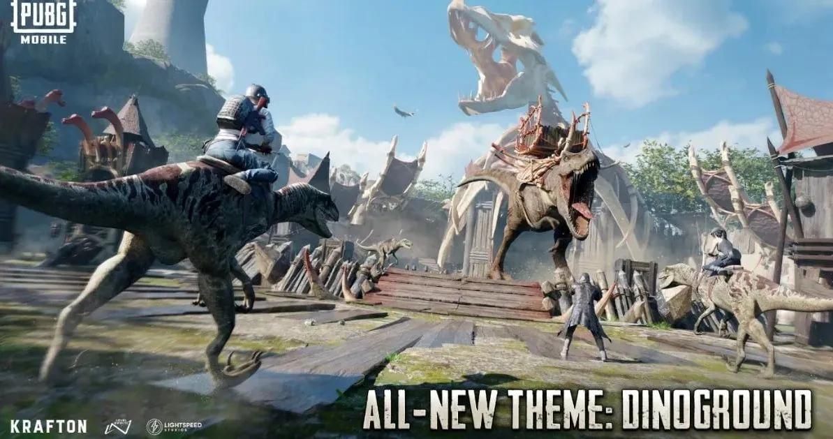 PUBG Mobile 4.4 - Dinoground-modus returnerer med ridbare dinosaurer