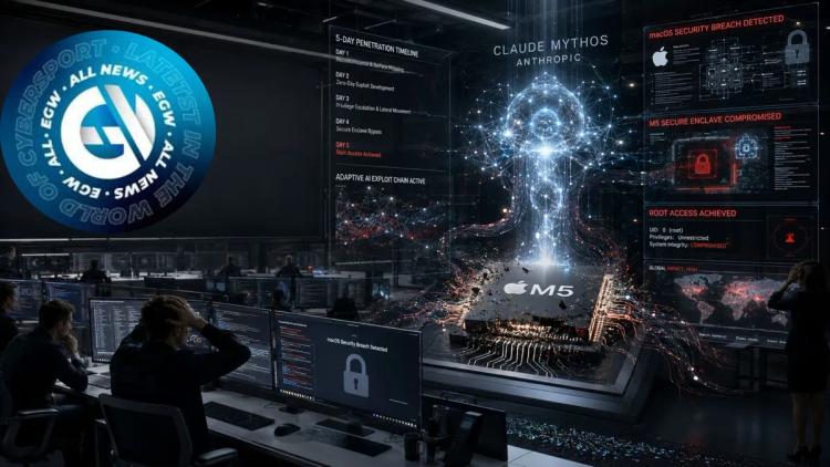 AI HAR NETTOPP KNEKKT macOS PÅ 5 DAGER, Claude Mythos fra Anthropic knuser Apples M5 Security Fortress