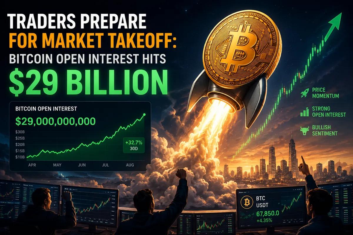 Tradere forbereder seg på markedsstart: Bitcoin-åpningsrenten når 29 milliarder dollar