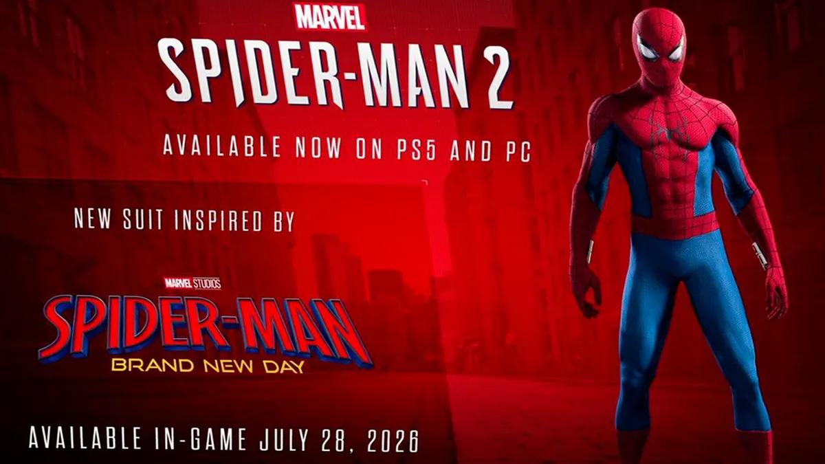 Marvel’s Spider-Man 2 får en ny drakt – dedikert til Spider-Man: Brand New Day Release