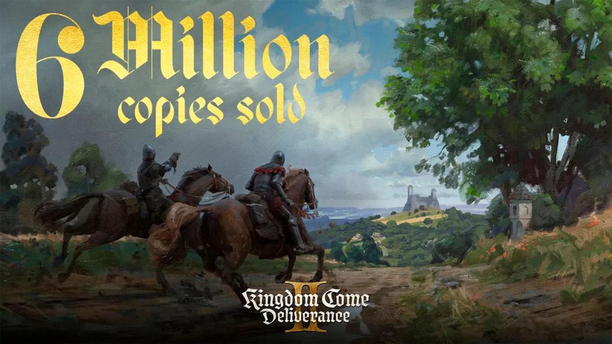 Warhorse Studios annonserte at Kingdom Come: Deliverance solgte 6 millioner eksemplarer