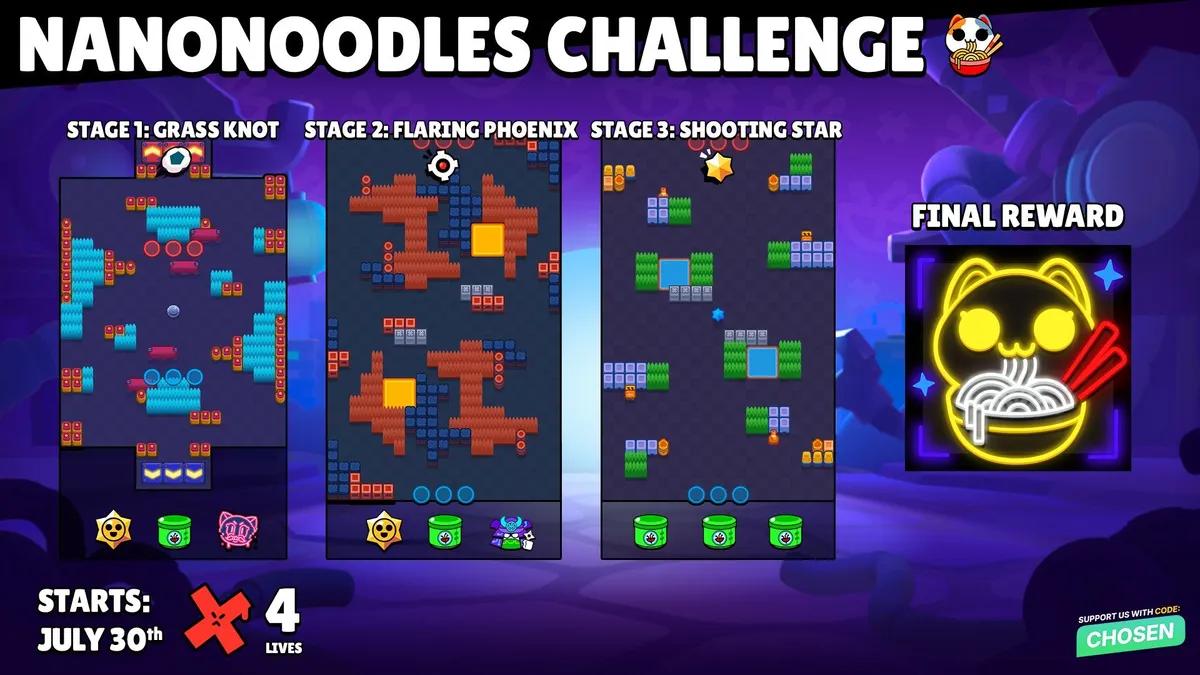 Brawl Stars lanserer NanoNoodles-utfordringen med eksklusivt profilikon som belønning
