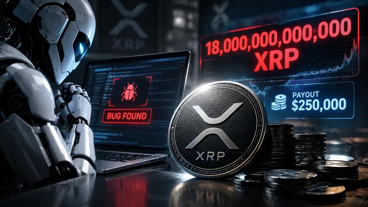En AI oppdaget en feil som kunne ha ført til utstedelse av 18 billioner XRP. Belønningen var 250 000 dollar