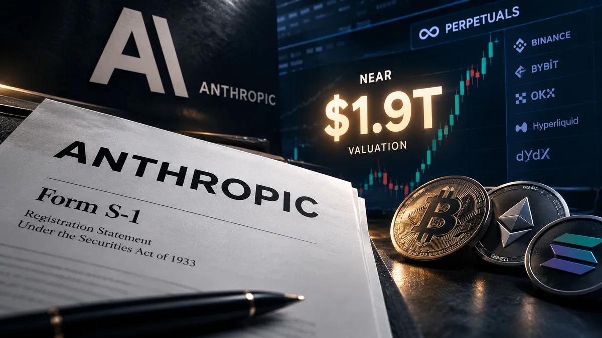 Anthropic arkiverer sin S-1 og kryptoforbrytere hadde allerede priset den nær 1,9 billioner dollar.