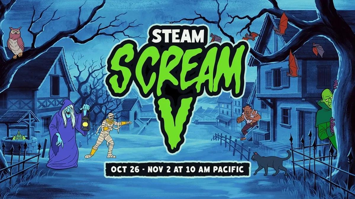 Steam Scream V Halloween-salget starter med store rabatter på skrekkspill