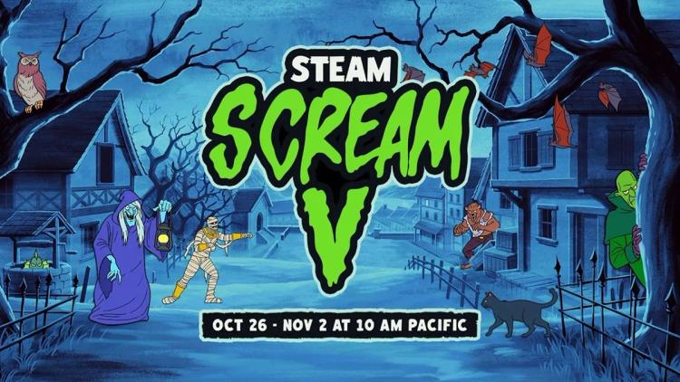 Steam Scream V Halloween-salget starter med store rabatter på skrekkspill