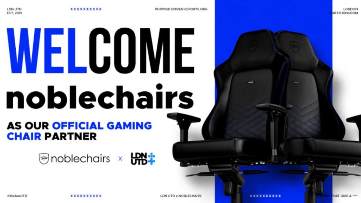 LDN UTD kunngjør partnerskap med noblechairs