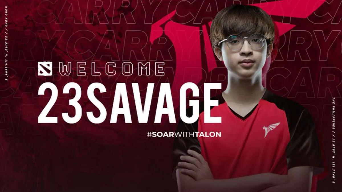 23 savage fullfører Talon Esports