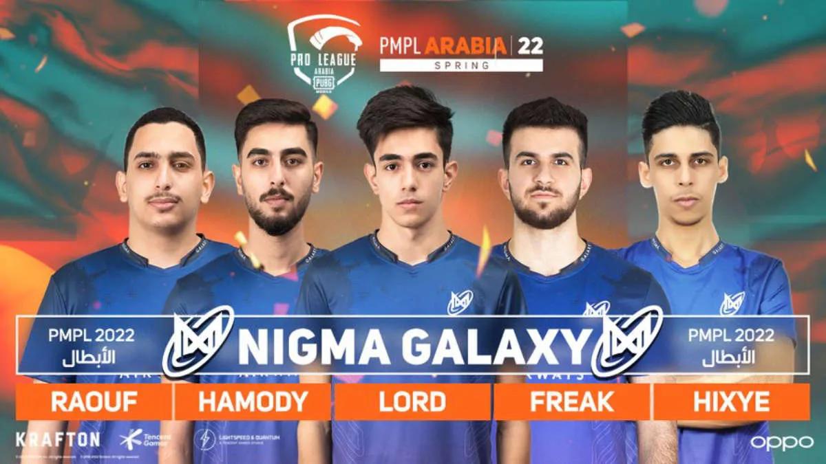 Nigma Galaxy ble mester PUBG Mobile Pro League - Arabia Spring 2022