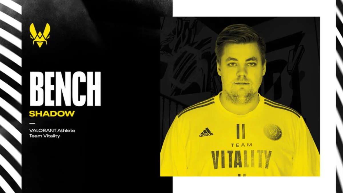 ShadoW forlot startoppstillingen Team Vitality