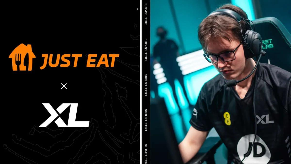 EXCEL ESPORTS samarbeider med Just Eat