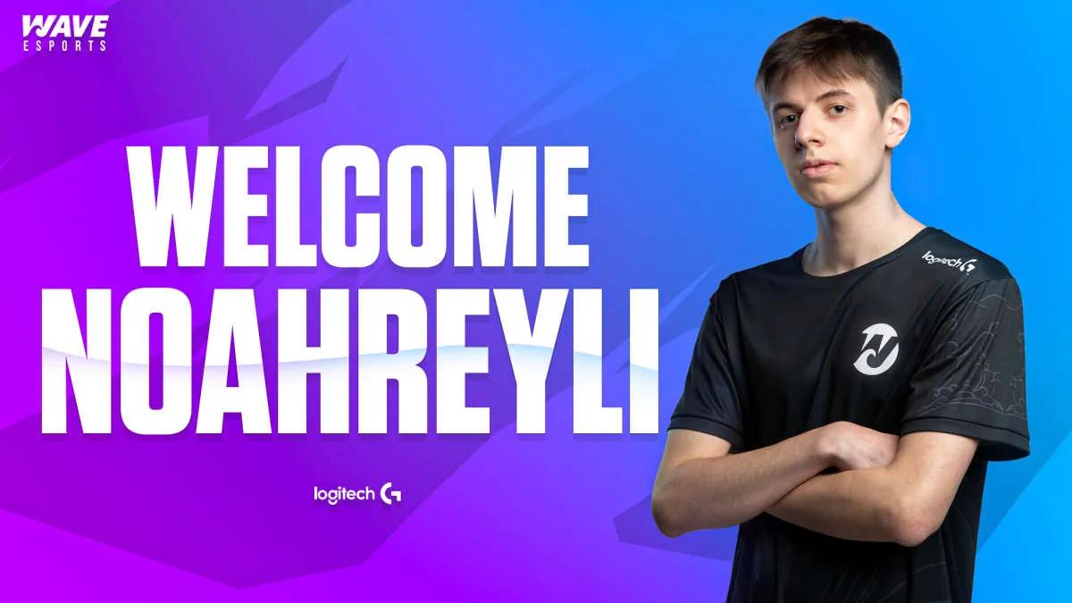 Noahreyli ble med i Wave Esports av Fortnite