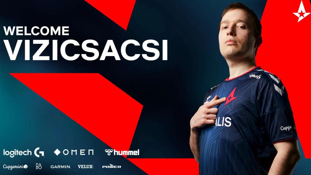 Vizicsacsi ble den nye topplineren Astralis