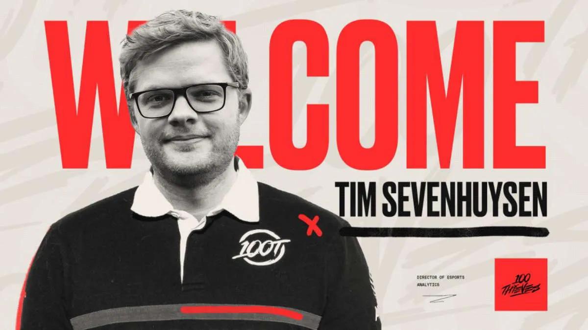 Tim Sevenhuizen utnevnt til direktør for Esports Analytics på 100 Thieves