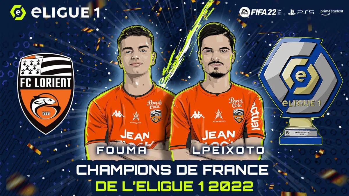 FC Lorient ble vinneren av eLigue 1 2022