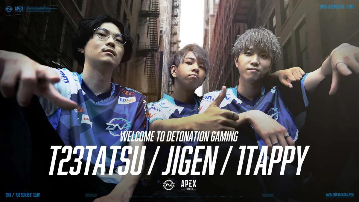 DetonatioN Gaming signerte listen over Apex Legends