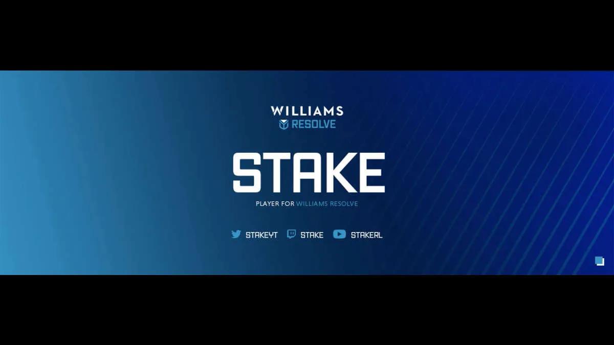 Stake forlater startoppstillingen Williams Resolve