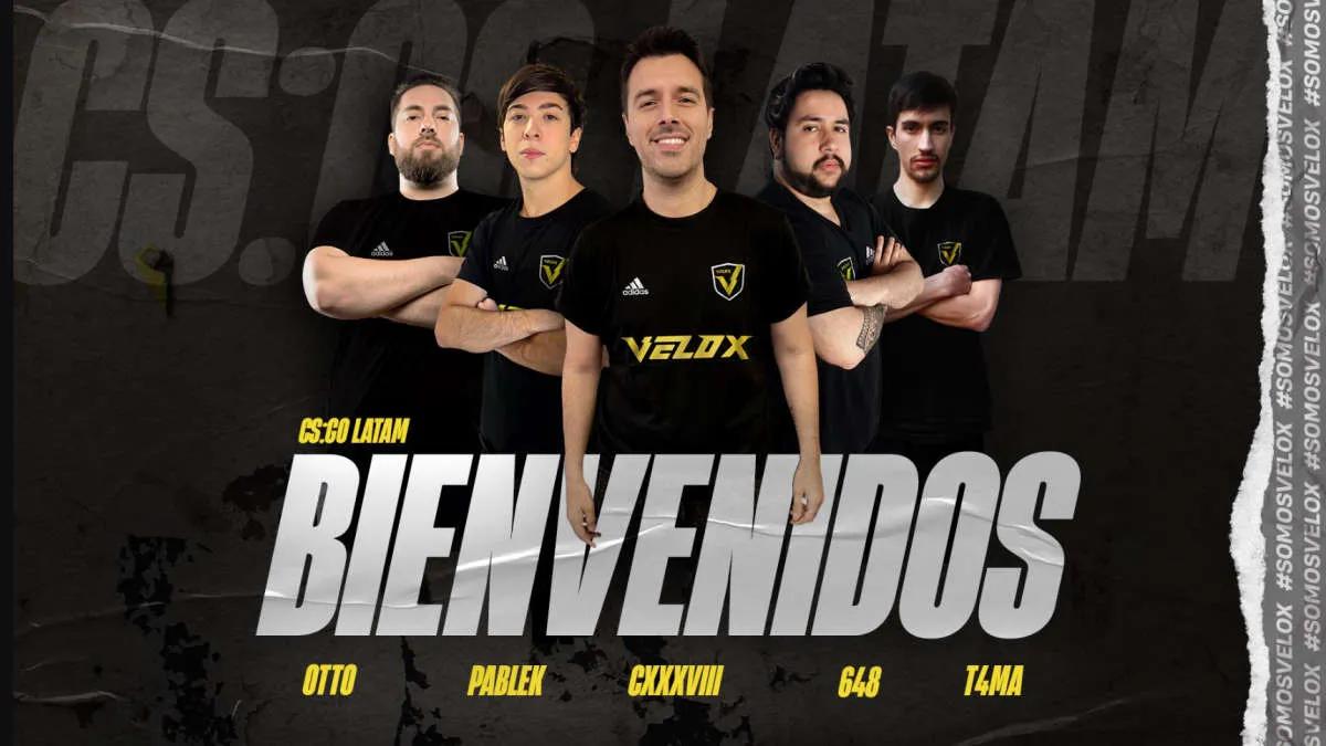 Velox Esports endret argentinsk CS:GO-liste