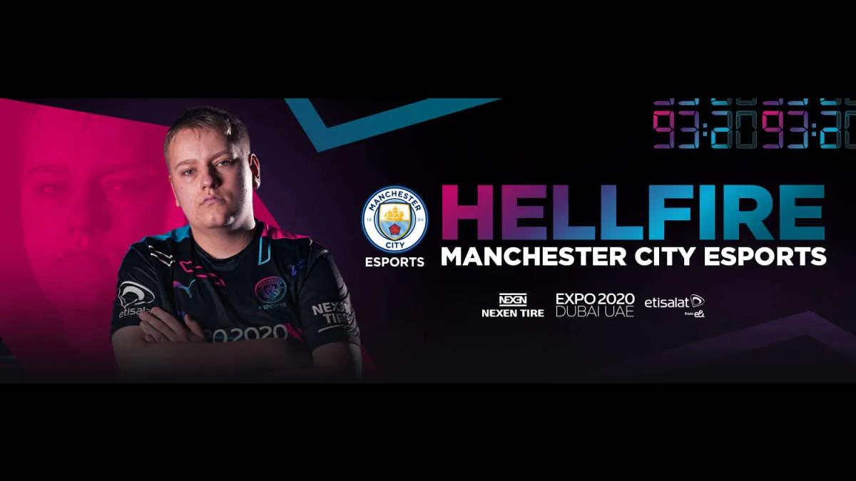 Hellfire ble med i Manchester City Esports av Fortnite