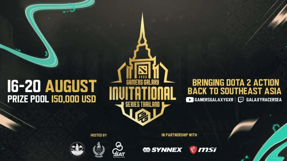 Annonsert Gamers Galaxy Invitational Series Thailand 2022