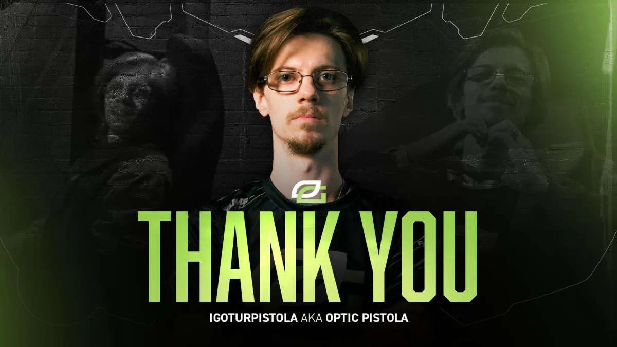 iGotUrPistola ble løst fra kontrakten sin med OpTic Gaming