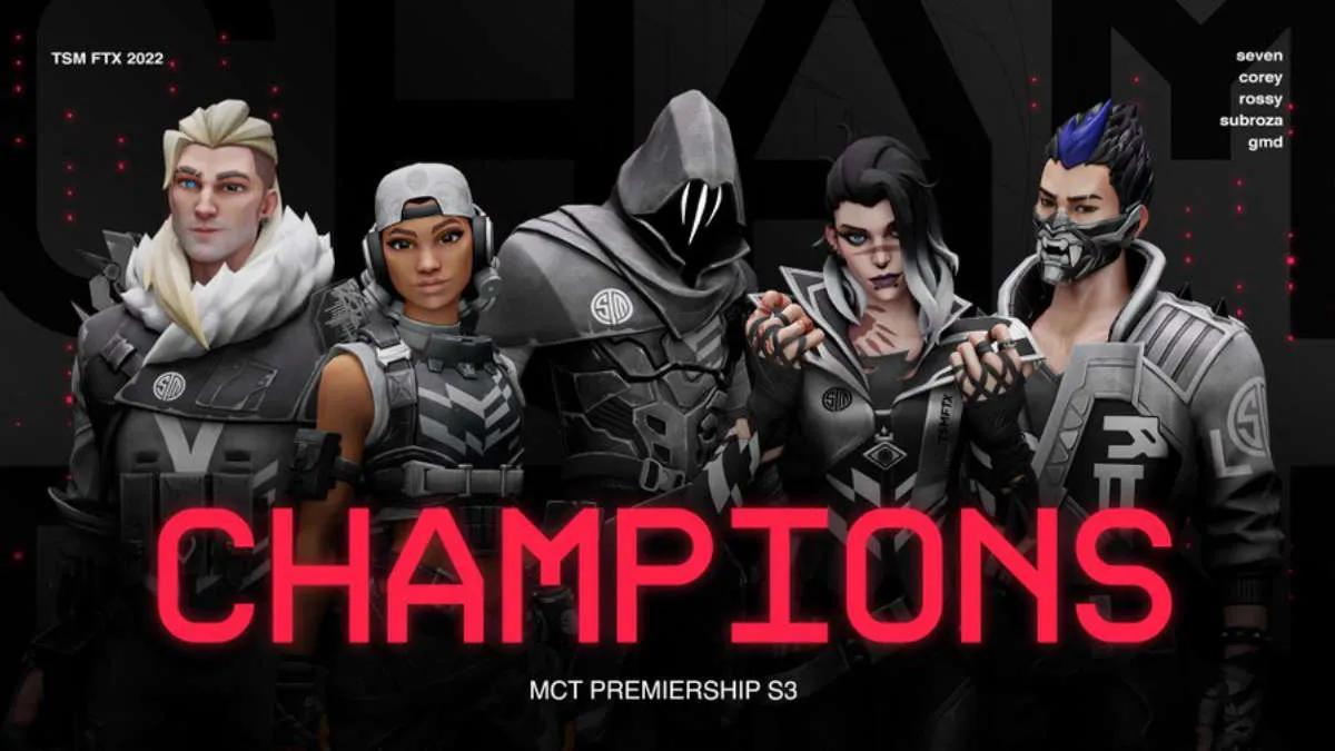 TSM ble vinneren MCT - MEL Valorant Premiership - Season 3 Playoffs