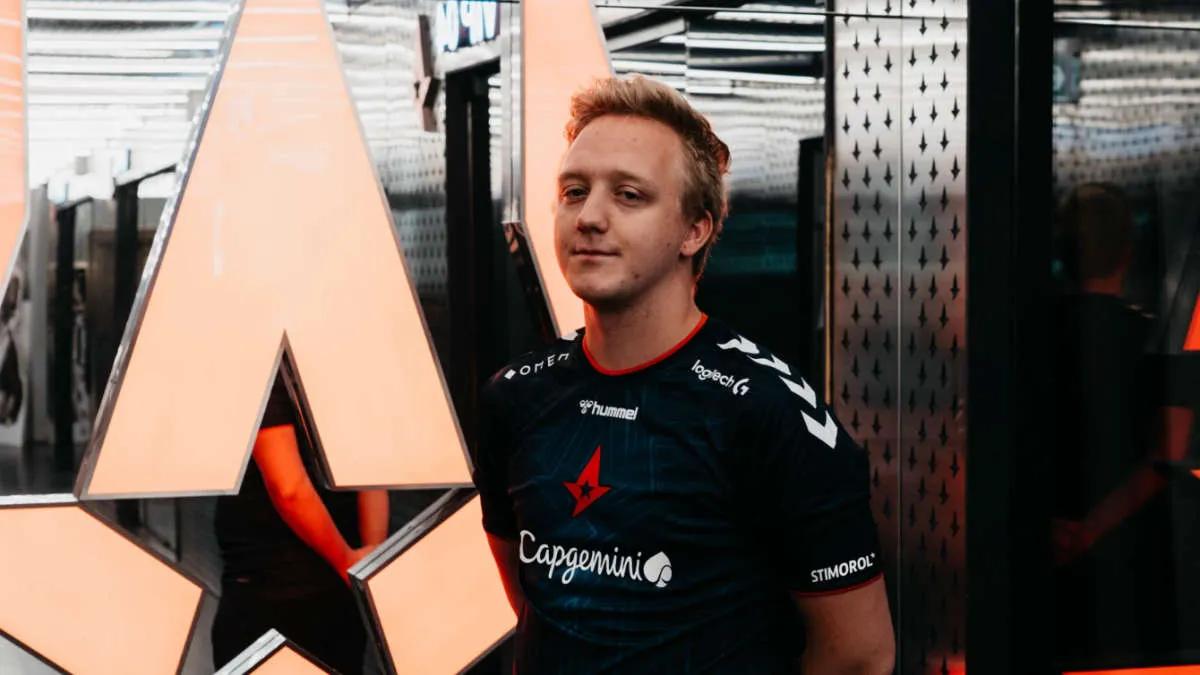 Patti representert av den femte spilleren Astralis Talent