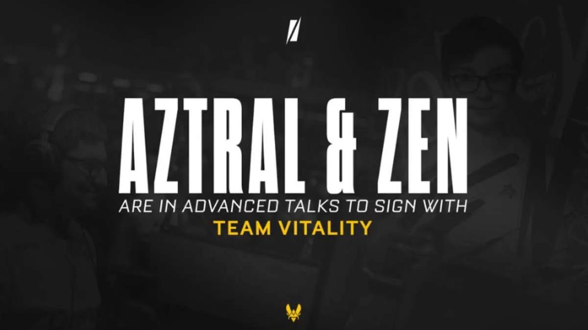 Team Vitality forhandler med AztraL og zen