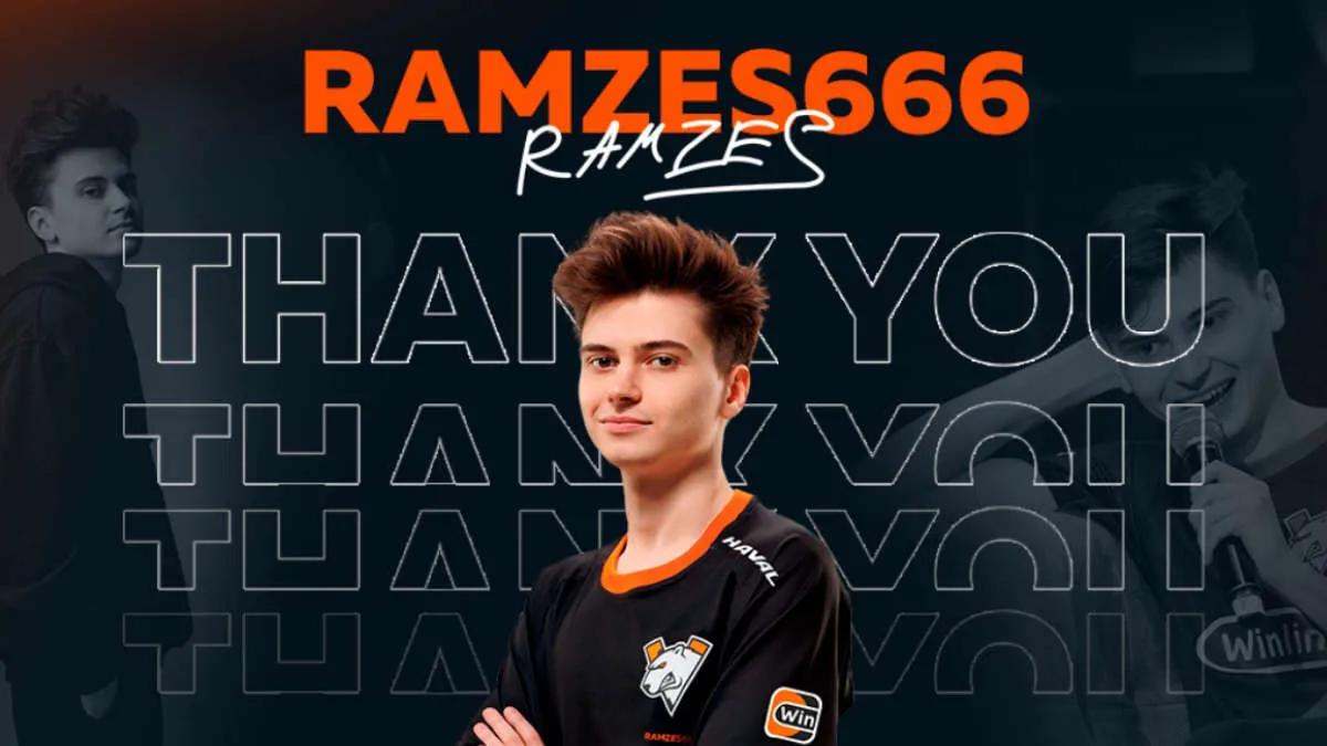 RAMZES 666 forlater lineup Virtus.pro til Dota 2