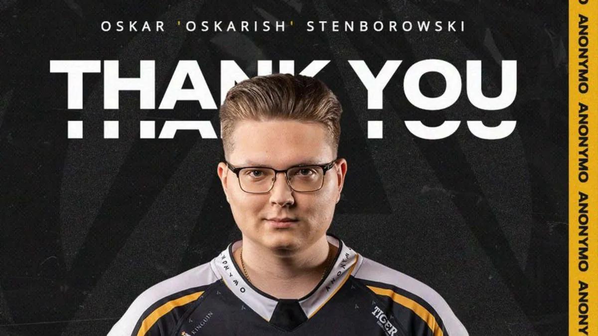 Anonymo Esports slo opp med oskarish