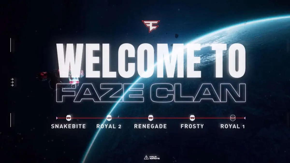 FaZe Clan introduserte en ny liste for Halo ved å signere tidligere spillere Sentinels