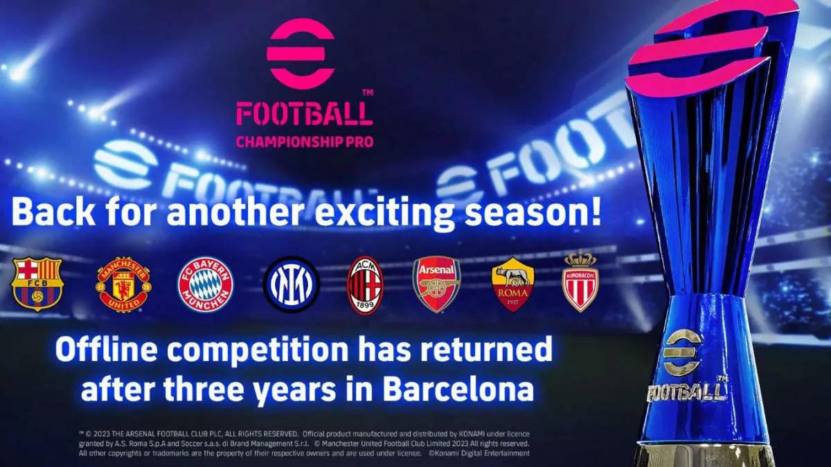 Konami organiserer sin egen Super League som en del av eFootball Championship Pro 2023