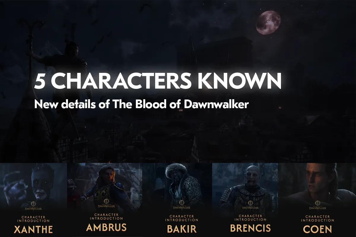 Nye detaljer om The Blood of Dawnwalker: Five Vampires Revealed