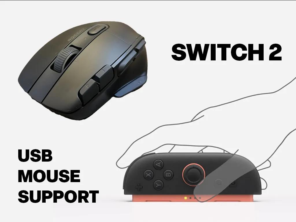 Switch 2 fungerer nå med en USB-mus, og det gir faktisk mening