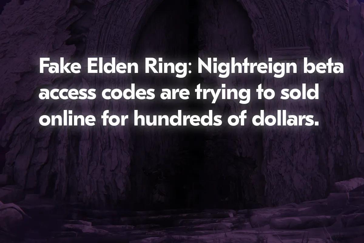 Elden Ring: Nightreign Beta Access-koder blir plassert på eBay for 400 GBP