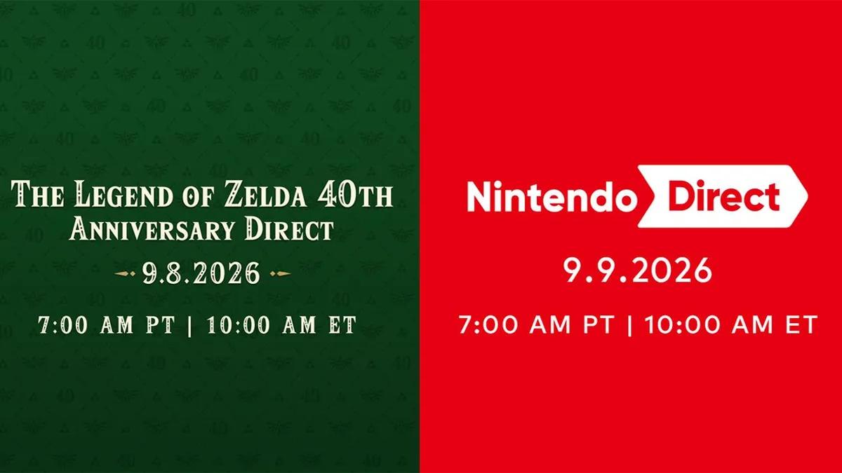 Nintendo har kunngjort to Nintendo Direct-presentasjoner som skal finne sted neste uke