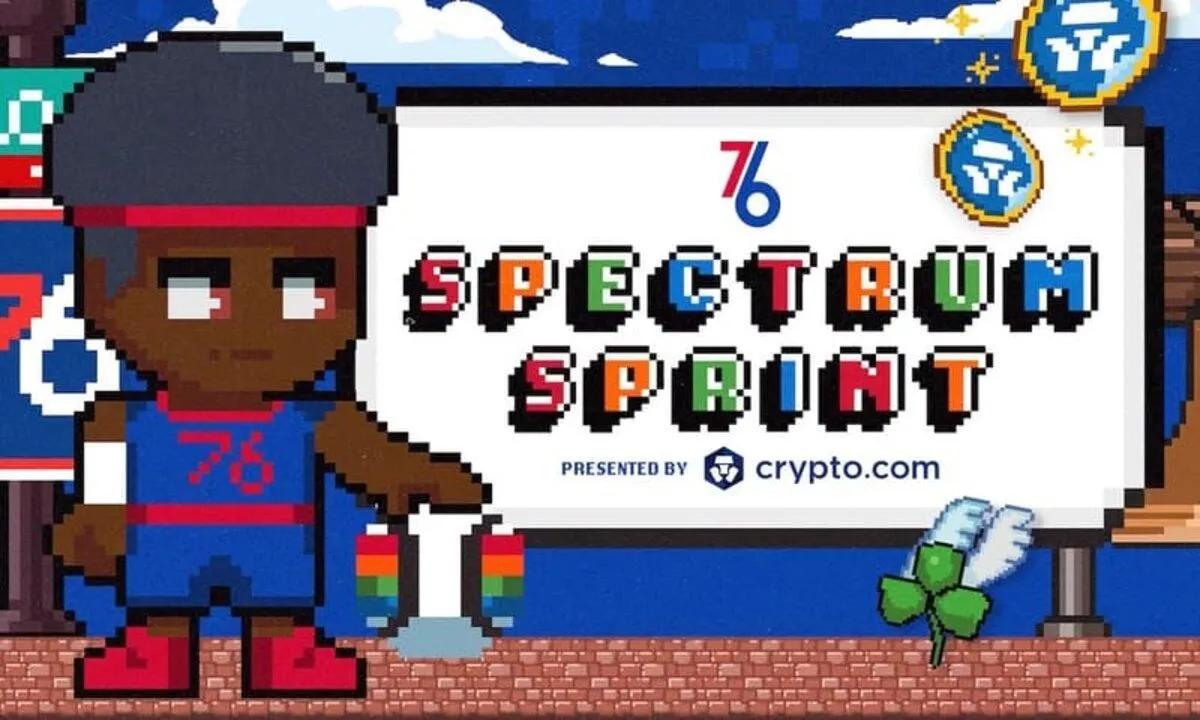 Philadelphia 76ers og Crypto.com inngår partnerskap for å avduke 'Spectrum Sprint', en del av den første Web3-mobilvideospillserien noensinne i NBA